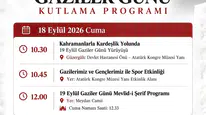 Sivas’ta 19 Eylül Gaziler Günü Programı Belli Oldu