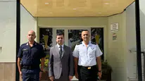 Suşehri’nde İlçe Jandarma Komutanı Osman Tuncer’e Rütbe Terfisi Tebriği