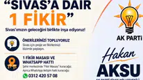 Sivaslıların Önerileri Toplanacak: “Sivas’a Dair 1 Fikir” Projesi Başladı
