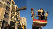 Korkutan Olay: Balkondan Atlayan Kadın Demirlerde Asılı Kaldı