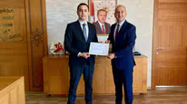 Ulaş Kaymakamı Avcı’dan Başkomiser Ayan’a Teşekkür