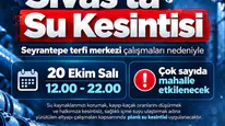 Sivas Belediyesi Su Kesintisi Duyurusu: Saatler ve Mahalleler