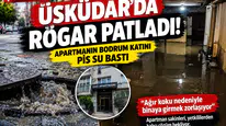 Üsküdar'da Rögar Patladı: Bodrum Katını Pis Su Bastı