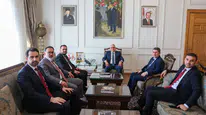 Sivas Valisi Şimşek, Diyanet Müfettişlerini Kabul Etti