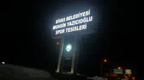 Sivas Gücü Belediyespor’un Yeni Işıklı Totemi Tamamlandı