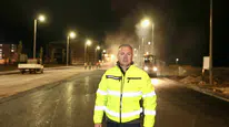 Sivas’ta Gece Vardiyasında Yol Çalışması