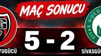 Sivasgücü Belediyespor 5-2 Mağlup Oldu: Sezona Kötü Başlangıç