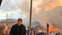 İmranlı’da Yangın Sonrası Kaymakam Gökbunar’dan Ziyaret