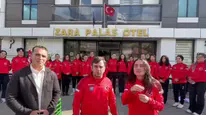 Zara Kaymakamlığı’ndan İşitme Engelli Kadın Güreş Milli Takımı’na Destek