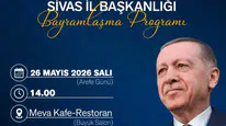 AK Parti Sivas İl Başkanlığı Bayramlaşma Programı Belli Oldu!