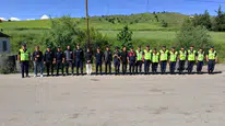 Akıncılar’da Bayram Görevindeki Ekiplere Moral Ziyareti