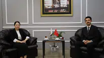 Hafik Kaymakamı Çaldağı’ndan Koyulhisar Kaymakamı Kukuş’a Nezaket Ziyareti