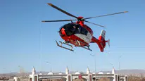 Sivas’ta Ambulans Helikopter Hizmeti Hayat Kurtarmaya Devam Ediyor