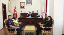 Hafik'te Jandarmadan Sürpriz Ziyaret! Makam Odasında Duygusal Anlar!
