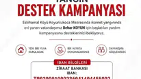 Gürün Kaymakamlığı'ndan Yangın Mağduru Aileye Destek Kampanyası