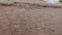 Sivas'ta kuvvetli dolu yağışı beraberinde sele neden oldu
