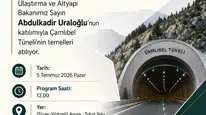 Çamlıbel Tüneli'nin Temeli Bugün Atılıyor: Bakan Uraloğlu Sivas'ta