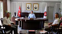 MHP Koyulhisar İlçe Teşkilatından Kaymakam Yıldız'a Hayırlı Olsun Ziyareti