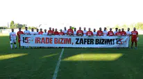 15 Temmuz Anısına Sivas'ta Dostluk Maçı Düzenlendi