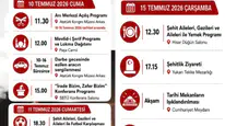 Sivas'ta 15 Temmuz Demokrasi ve Milli İrade Günü Programı Açıklandı