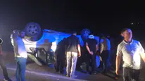 Sivas’ta Minibüs Devrildi