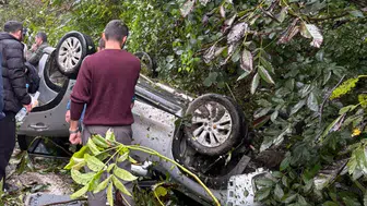 Ordu’da Otomobil Ağaca Çarpıp Devrildi: 1 Kişi Yaralandı