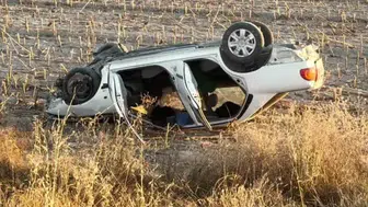 Sultanşehir Bulvarı’nda Otomobil Takla Attı