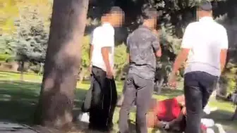 Parkta Dehşet: 17 Yaşındaki Çocuğa Parkta Saldırı Kamerada