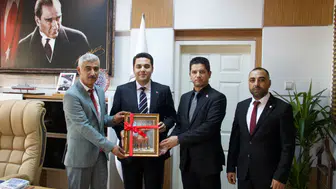 Altınyayla Kaymakamı Ahmet Baz’a Hayırlı Olsun Ziyaretleri