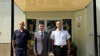 Suşehri’nde İlçe Jandarma Komutanı Osman Tuncer’e Rütbe Terfisi Tebriği