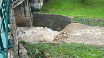 Bursa’da İki Günlük Sağanak Sonrası Derenin Hali Kamerada