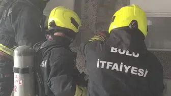 Bolu’da Mutfakta Yangın Paniği! Alev Alan Aspiratör Söndürüldü