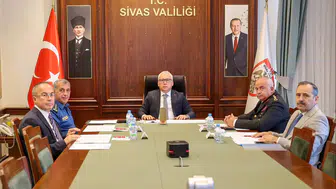 Sivas Valisi Yılmaz Şimşek Yurt Güvenliği Toplantısına Katıldı!