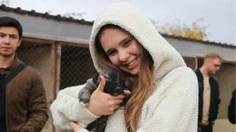 Yabancı Öğrenciler Sivas’ın Kangal Köpeklerine Hayran Kaldı!