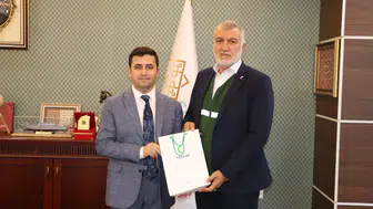 Yeşilay Sivas Şube Başkanı Halit Köksal’dan Kaymakam Yıldız’a Ziyaret