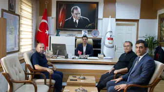 Altınyayla’da Kaymakam Ahmet Baz’a Ziyaret