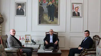 Sivas Valisi Yılmaz Şimşek, DMO Genel Müdürü Şinasi Candan’ı Kabul Etti