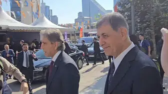 İzmir Büyükşehir Belediye Başkanı Cemil Tugay AK Parti Genel Merkezi'ne Geldi