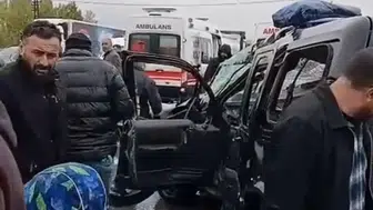 Van'da Sanayi Mevkiinde Korkutan Kaza! 2 Kişi Yaralandı