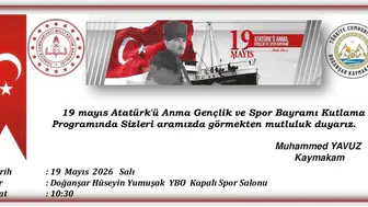 Doğanşar’da 19 Mayıs Coşkusu İçin Vatandaşlara Çağrı