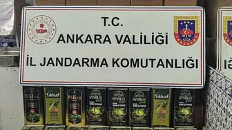 Ankara’da 1,5 Ton Kaçak Zeytinyağı Ele Geçirildi