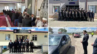 Kaymakam Koca, Bayramda Vatandaşlar ve Görevli Personelle Bir Araya Geldi