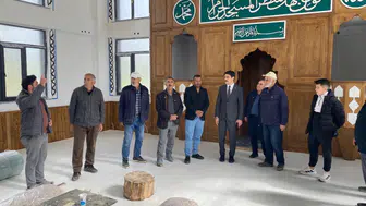 Ulaş’ta Kazanpınar Köyü Camii İnşaatında Son Aşamaya Gelindi