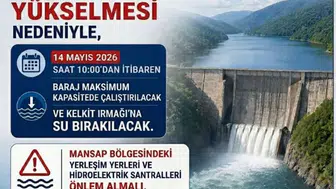 Kılıçkaya Barajı’nda Kritik Uyarı: Kelkit Irmağı’na Kontrollü Su Bırakılacak