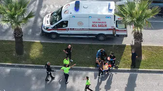 Manavgat'ta korkunç anlar! Motorlar birbirine girdi
