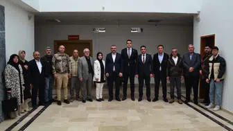AK Parti Sivas İl Başkanı Yusuf Tanrıverdi’den Kaymakam Atak’a Ziyaret