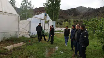 Koyulhisar’da Sağanak Yağışların Ardından Tarım Arazilerinde Hasar Tespiti Yapıldı