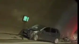 Tünelde feci kaza: Motosiklet sürücüsü hayatını kaybetti