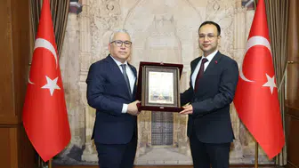 Vali Şimşek’ten Kaymakam Kahveci’ye Teşekkür ve Başarı Dileği