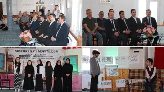 Hicret Camii'nde Minik Öğrencilerden Anlamlı Yıl Sonu Programı